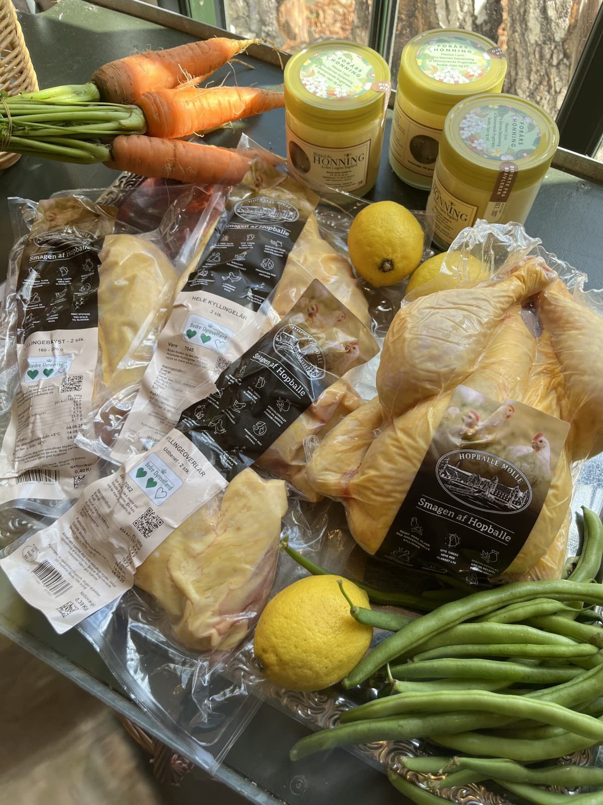Cheese in the farm shop